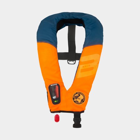 Oppustelig redningsvest Baltic EPIQ E.I 165N, automatisk, orange/marine + kulsyrepatron 33 gram, 40 - 150 kg