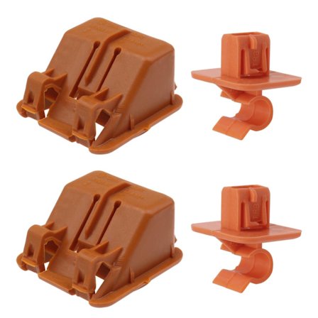 2 Sett Bilpanser Stang Klips Plast Panserholder 1U0823570A Panser Støttestang Feste Kompatibel med Fabia Octavia MK2 2004-2013