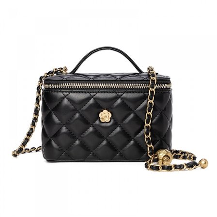 Lille Firkantet Taske Boks Taske Kamelia Gitter Kæde Boks Lille Taske Kvinde Enkelt Skulder Crossbody Taske Kvinde Håndtaske