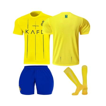 (2023/24 Al Nassr Riyadh Victory hemmafotbollströja för barn Vuxna 16(90-100CM)