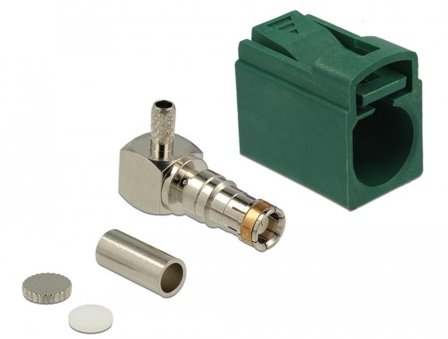 Delock FAKRA E jack 90Â° for crimping