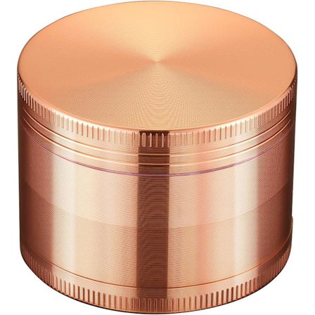 Kvarn Crusher 4-delars Zinklegeringskvarnset med pollenkrapa för kryddor, örter, kryddor, mini 5 x 3,5 cm, rosa