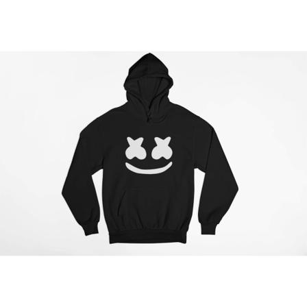 Dj Marshmellow Huvtröja I Svart Hoodie Sweatshirt T-shirt 140cl 9-11år