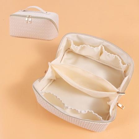 Sminkväska Kosmetikväska VIT White