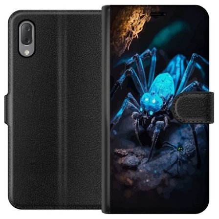 Kompatibelt Plånboksfodral till Sony Sony Xperia L3 Spindel Läskigt