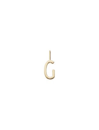 Design Letters Letter For Initial Necklace A-Z (18K Gold-Plated) - Gold - 10 MM
