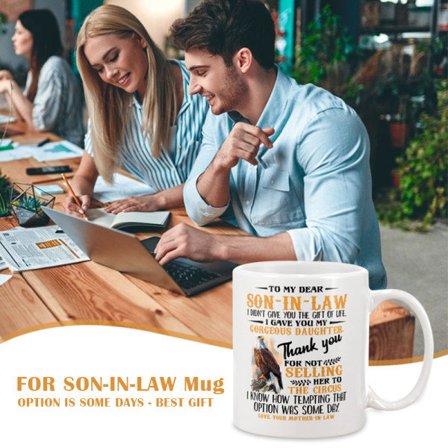 [NT] Til min kjære svigersønn krus Alternativet er noen dagers beste gave til svigersønn krus