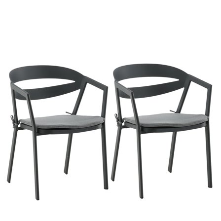 Venture Home Slit 2101-408 Karmstol svart, Utemöbler