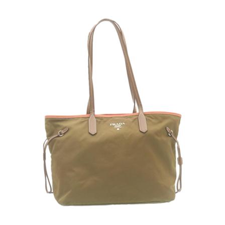 Prada Vintage Pre-owned La Strada Tas , Groen , Dames , Maat: ONE Size Vintage Tassen