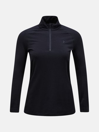 Magic Half Zip Wool-blend Baselayer Women