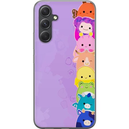 Yhteensopiva Puhelinkuori Samsung Galaxy A55 Tumma siluetti Jeesuksesta, jolla on orjantappurakruunu mustaa taustaa vasten, voimakkaassa kontrastissa