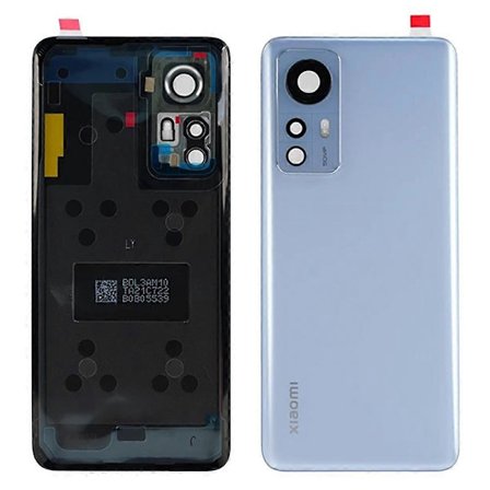 Xiaomi 12 5G 12X 5G Takakannen akkukotelo kameran rengaslinssisuojuksella varaosa (ilman L)