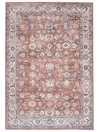 Küchenteppich Galore Oriental 200X300 Baumwolle Medaillon Terrakotta/Beige