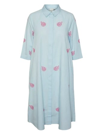 YAS | Yasbella 3/4 Midi Shirt Dress S. | XS