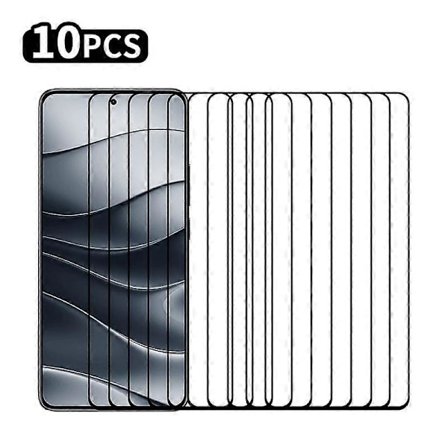 Myydyin 10 kpl Yhteensopiva Xiaomi Redmi Note 14 5G Korkea Alumiini-Silikoni Lasikalvo 0,26 mm 2,5D Toissijainen Ha