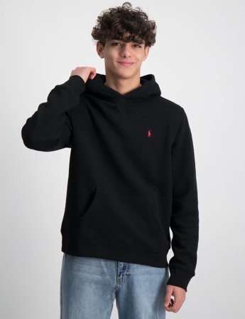 Polo Ralph Lauren Fleece Hoodie Musta Hupparit/Hoodie Pojat - Kids Brand Store