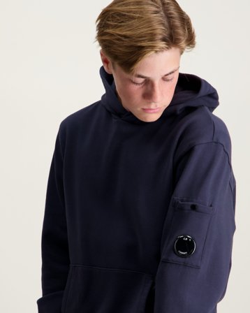 C.P. Company SWEATSHIRT W/HOOD Niebieski Bluzy z kapturem Chłopiec - Kids Brand Store