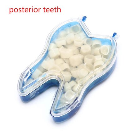 84 stk./æske Posterior Anterior Resin Tænder Model Falske Tænder A2 Tænder Farveguide Tilbehør til Tænder Hvide Tænder