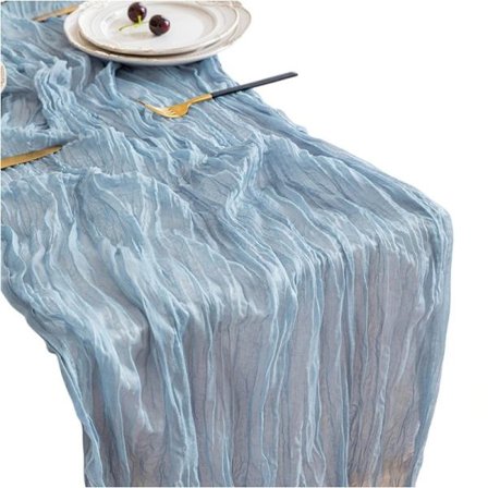 Bryllup, bursdagsfest duk, lyseblå