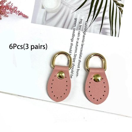 6 kpl käsintehty laukku solki käsilaukun tarvikkeet PINK