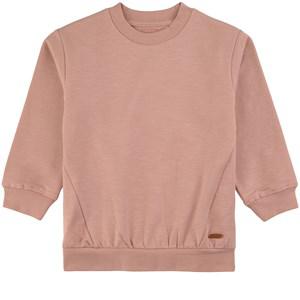 Hust&Claire Dusty Rose GOTS Sophie Sweatshirt 98 cm - Jumpers and knitwear - 98 CM - Pink