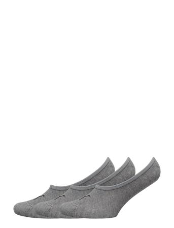 Puma Footie 3P Unisex Nilkkasukat Lyhytvartiset Sukat Harmaa PUMA