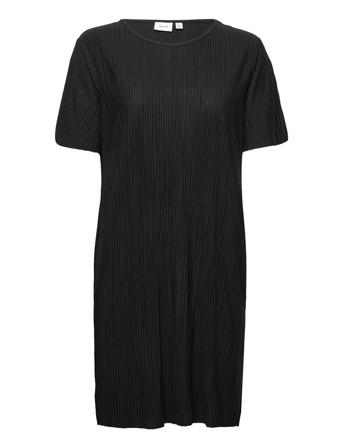 Viplisa S/S Dress/Vol Dresses T-shirt Dresses Svart Vila
