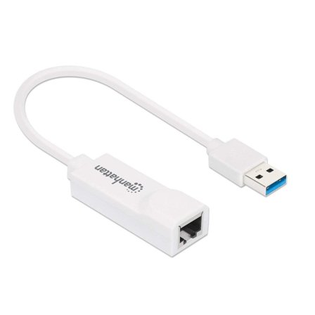Manhattan SuperSpeed USB 3.0 to Gigabit Ethernet Adapter - nettverksadapter