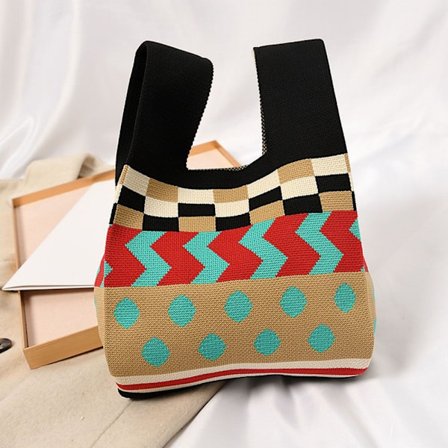 Strik håndtaske mulepose 10