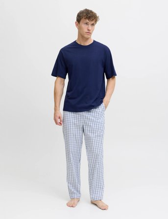 Jack & Jones Jacflorence Ss Tee And Pants Set W - Navy - XL