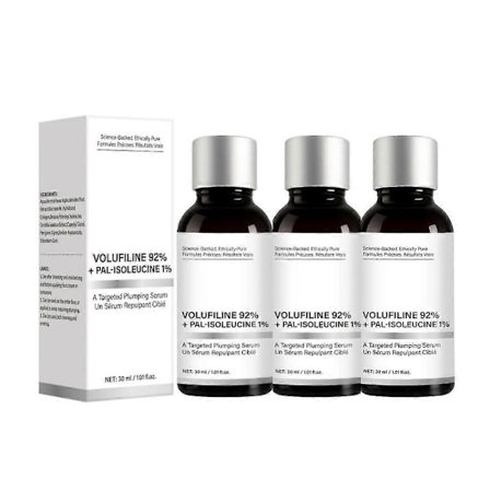 Volufiline 92% + Pal-Isoleucine 1% Plumping Anhydrous Serum, Volufiline Serum, Ansiktsvård för Volymförlust, Hudelasticitet, 30ml