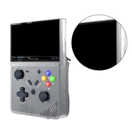 64G/128G Gamepad 4,3 tuuman näytöllä, pelikonsolit tuki Linux Emelec 4.3 -järjestelmälle