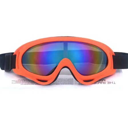 Høydefinisjons antidugg-skibriller, vindtette sykkelbriller for beskyttelse mot sand og rusk - Oransje