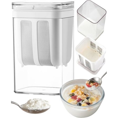 Yoghurt Si, 1100 ml Tyk Græsk Yoghurt Mælkefilter (1 pakke)