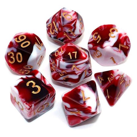 DND Dice Polyhedral Terningspil Terninger