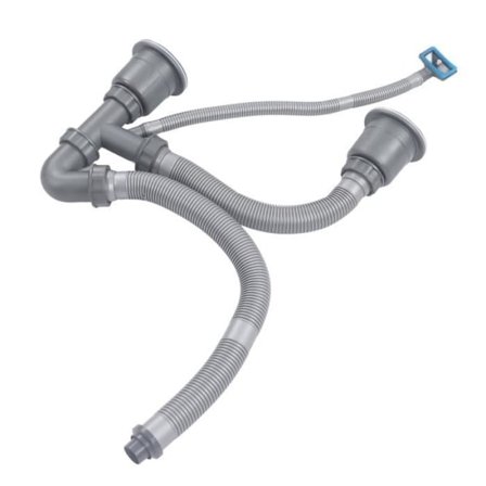 SURENHAP Kjøkkenvask Avløpsslangesett - Dobbel vask - Rask drenering - Enkel å bruke