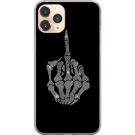Apple Iphone 11 Pro Genomskinligt Skal Fuck You Bling