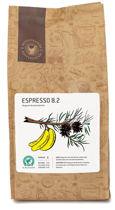 BERGSTRANDS Espresso bönor 8.2 1000g