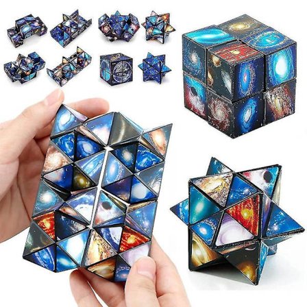 Star Sky Cube Magic Cube Set, Infinity Magic Cube Puzzle Fidget Leksaker