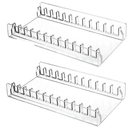 CD-teline 2 kpl, Kirkkaat akryyli-CD-järjestäjät, CD-näyttöteline mediahyllyjen säilytykseen ja Or[co]
