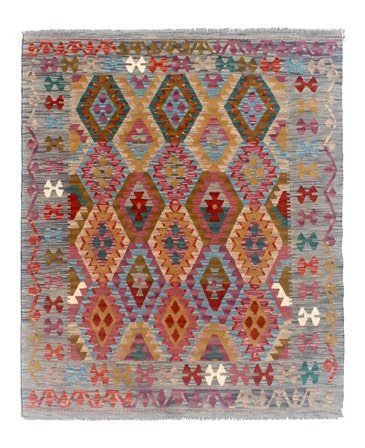 Hand Woven Kilim Afghan Old Style Rug 155X183 Wool Small