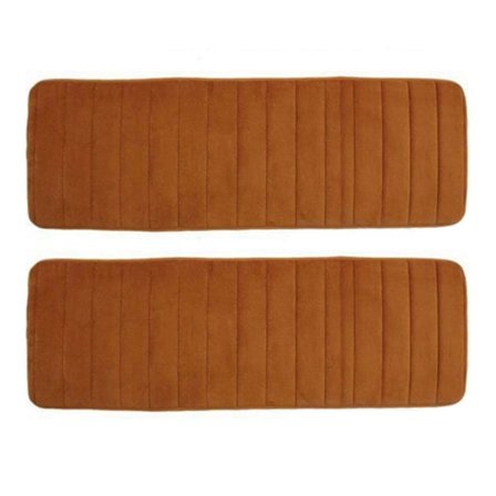 2X 120x40cm Absorberende Sklisikker Memory Foam Kjøkken Soverom Dør Gulvmatte Teppe Khaki