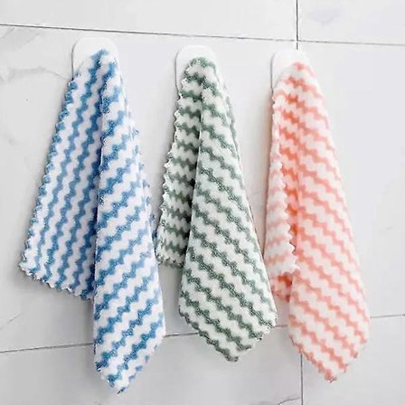 Sæt med 6 Ultraabsorberende Mikrofiber Rengøringsklude (25 x 25 cm)