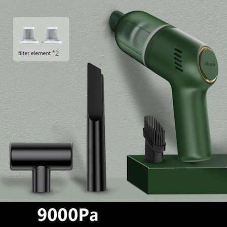 9000pa trådlösa bärbara dammsugare Elektriska Mini Stark Sug Lågt ljud Dammsugare för Bil Hem Dubbel användning