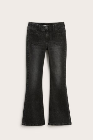 Kappahl | Flare Jeans Low Waist | Svart