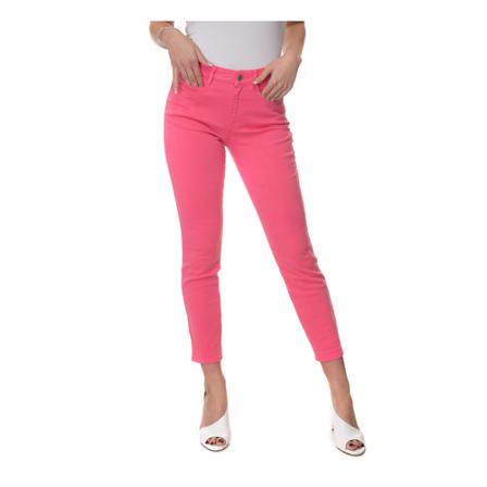 Boss, Slimcrop 5 pocket Jeans Roze, Dames, Maat:W32,elastaan