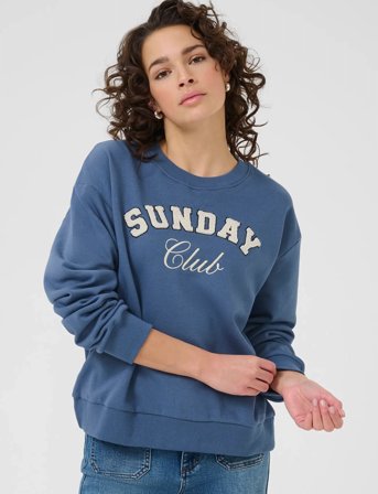 Kaffe Kaelenora Sweatshirt - Blue - S