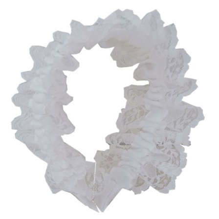 Lolita Huvudbonad Vit Spets Vikt Hårcirkel Hårtillbehör För Flickvän