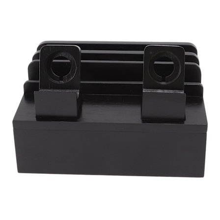 Bambus opladningsstation Multifunktion 5 porte opladningsstation stativ til telefoner tablets ure elektronik sort