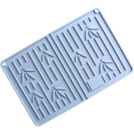 Diskhoavloppssil matta Diskhoavloppssil matta Silikontorkmatta Halkskyddsdräneringsmatta Silikonbestickställ Glasbehållare behållare Torkställ 